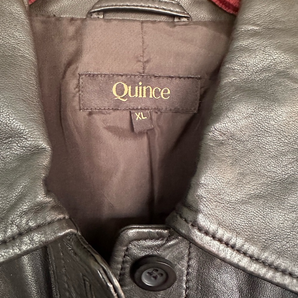 *SUMMER SALE* 100% Leather Quince Cropped Jacket - Picture 6 of 6